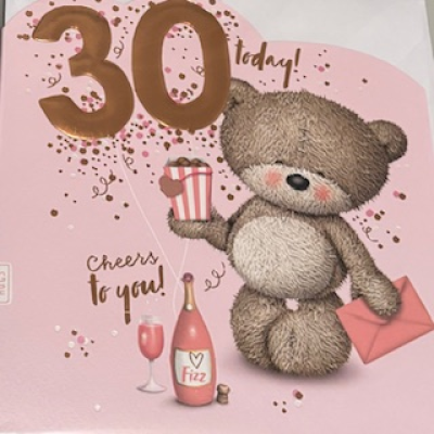 Age - Birthday card - Birthday card - please state the age when ordering.

Design may vary depending on availability