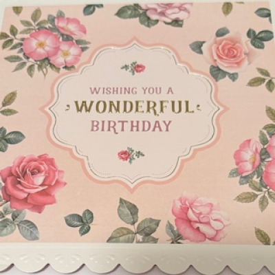 Wonderful birthday - Wonderful birthday card

Design may vary depending on availability